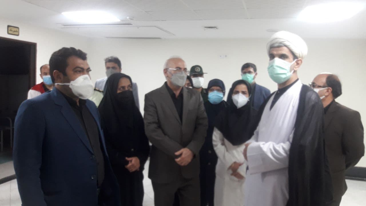بازدید رئیس کل دادگستری استان از بیمارستان جاجرم